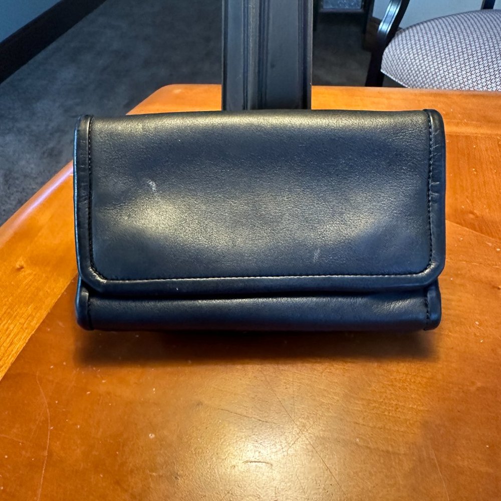 J. Duseri black leather